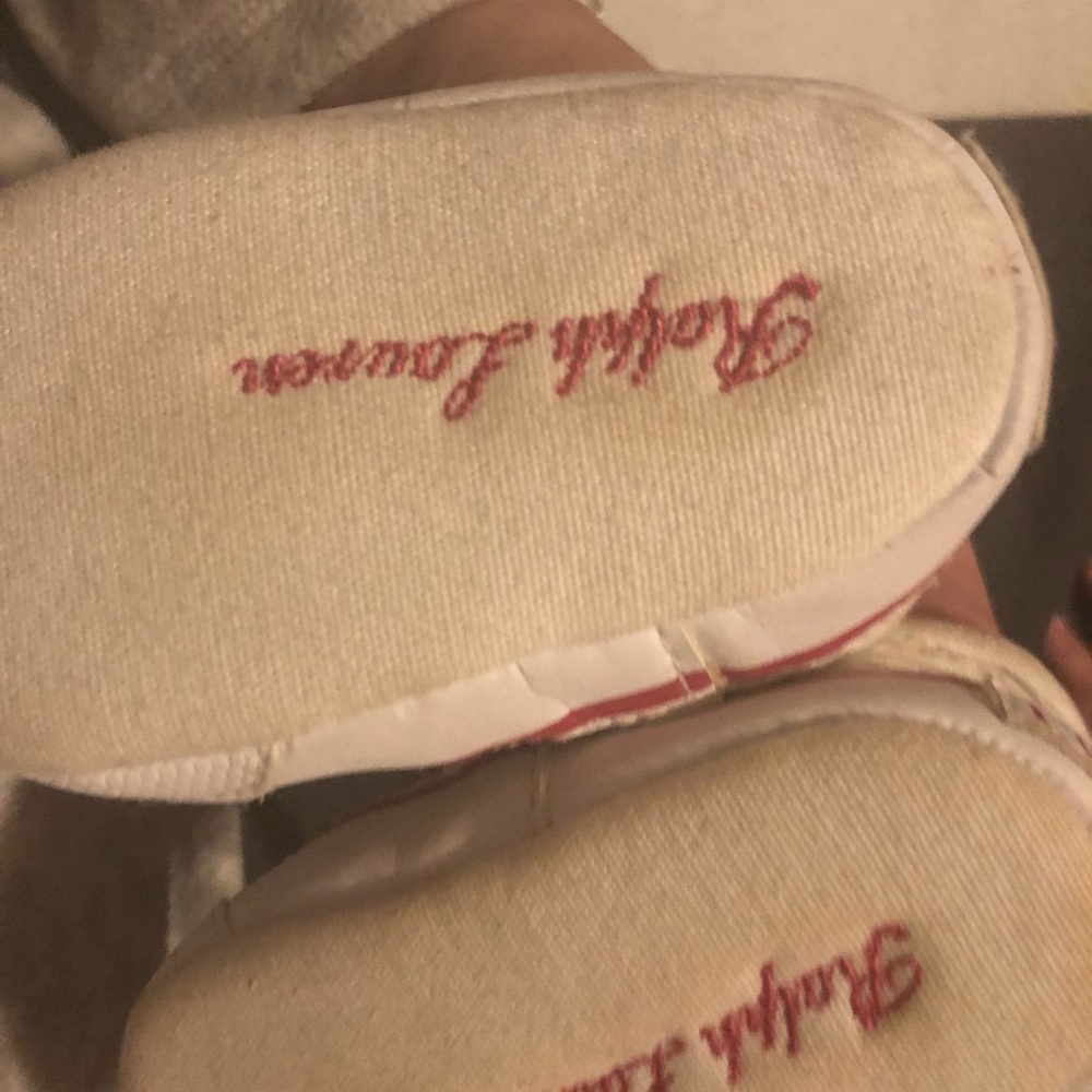 Polo baby shoes stain on front